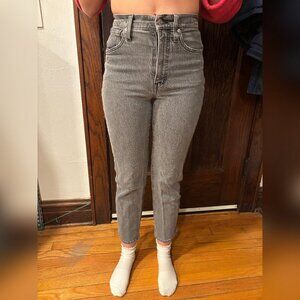 Madewell The Perfect Vintage Straight Jean, Size 24